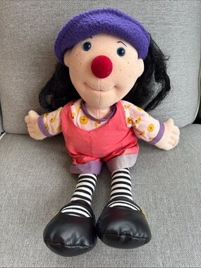 1995 The Big Comfy Couch Loonette 20” Large Plush Doll (Commonwealth) FLAWED
